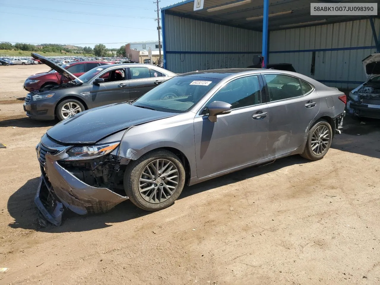 2018 Lexus Es 350 VIN: 58ABK1GG7JU098390 Lot: 69232724