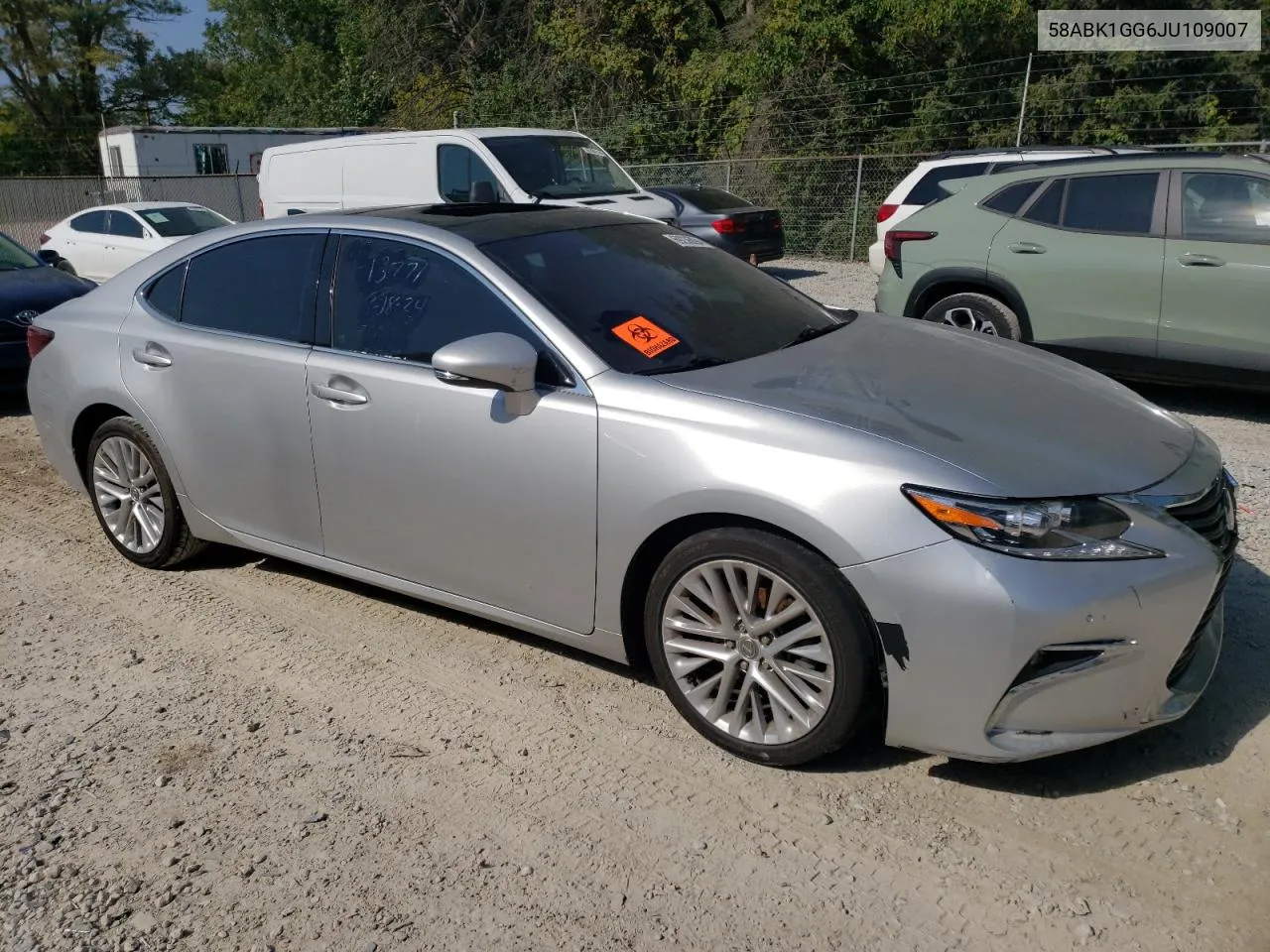 2018 Lexus Es 350 VIN: 58ABK1GG6JU109007 Lot: 69236094