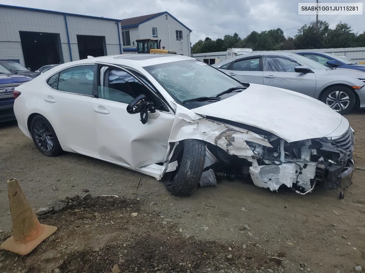 58ABK1GG1JU115281 2018 Lexus Es 350