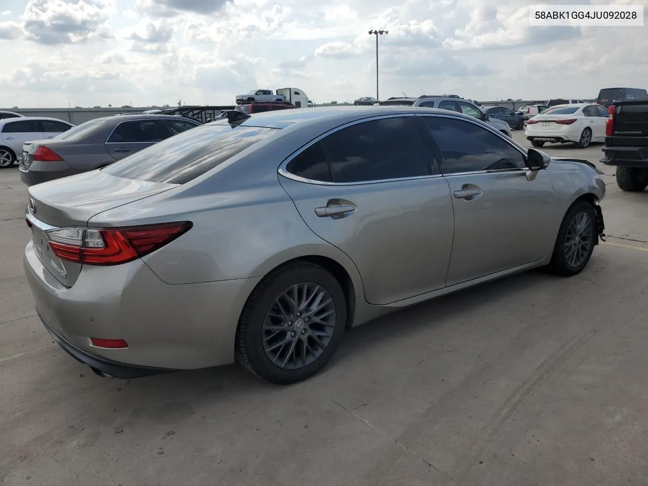 2018 Lexus Es 350 VIN: 58ABK1GG4JU092028 Lot: 70479614