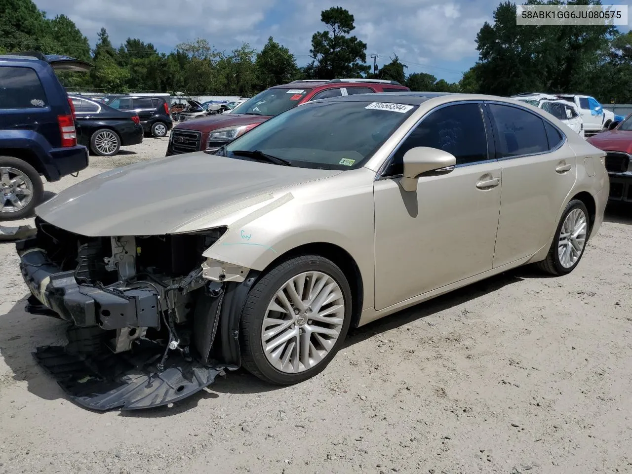 2018 Lexus Es 350 VIN: 58ABK1GG6JU080575 Lot: 70556394