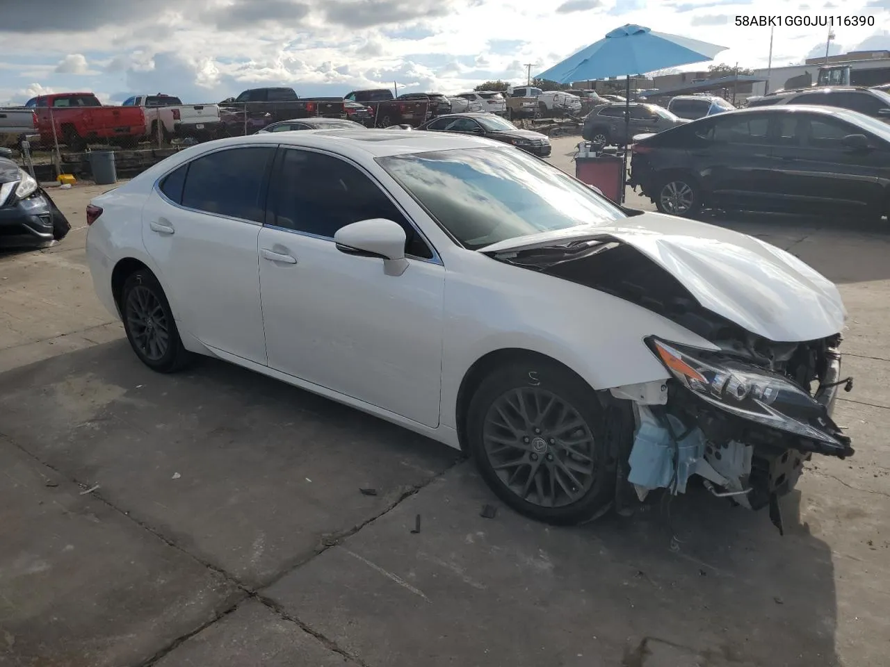 58ABK1GG0JU116390 2018 Lexus Es 350