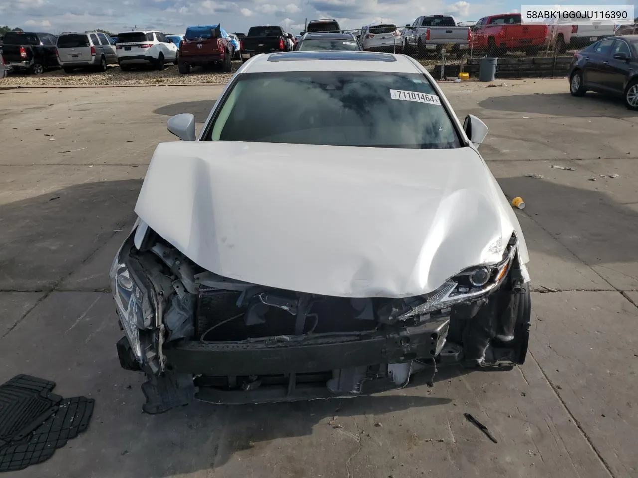 2018 Lexus Es 350 VIN: 58ABK1GG0JU116390 Lot: 71101464