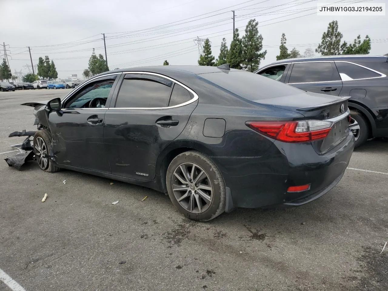 2018 Lexus Es 300H VIN: JTHBW1GG3J2194205 Lot: 71399694