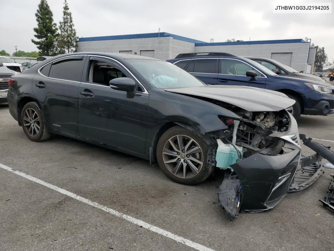 2018 Lexus Es 300H VIN: JTHBW1GG3J2194205 Lot: 71399694