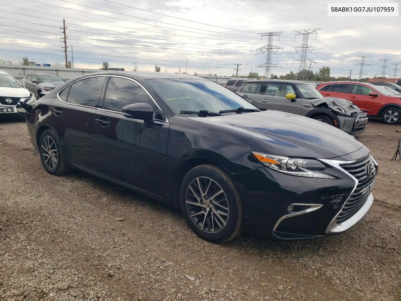 58ABK1GG7JU107959 2018 Lexus Es 350