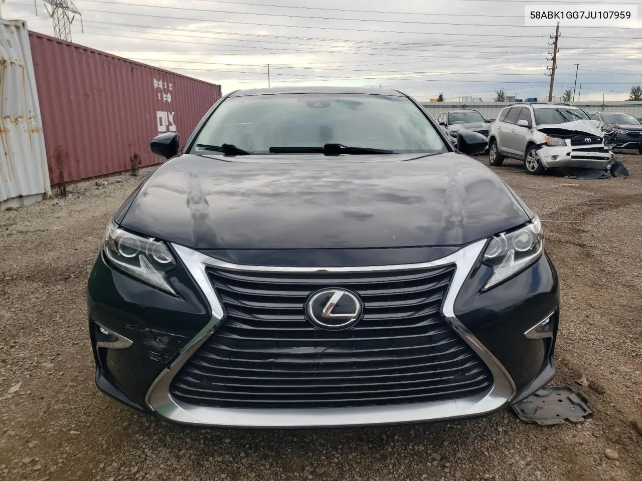 2018 Lexus Es 350 VIN: 58ABK1GG7JU107959 Lot: 72133634