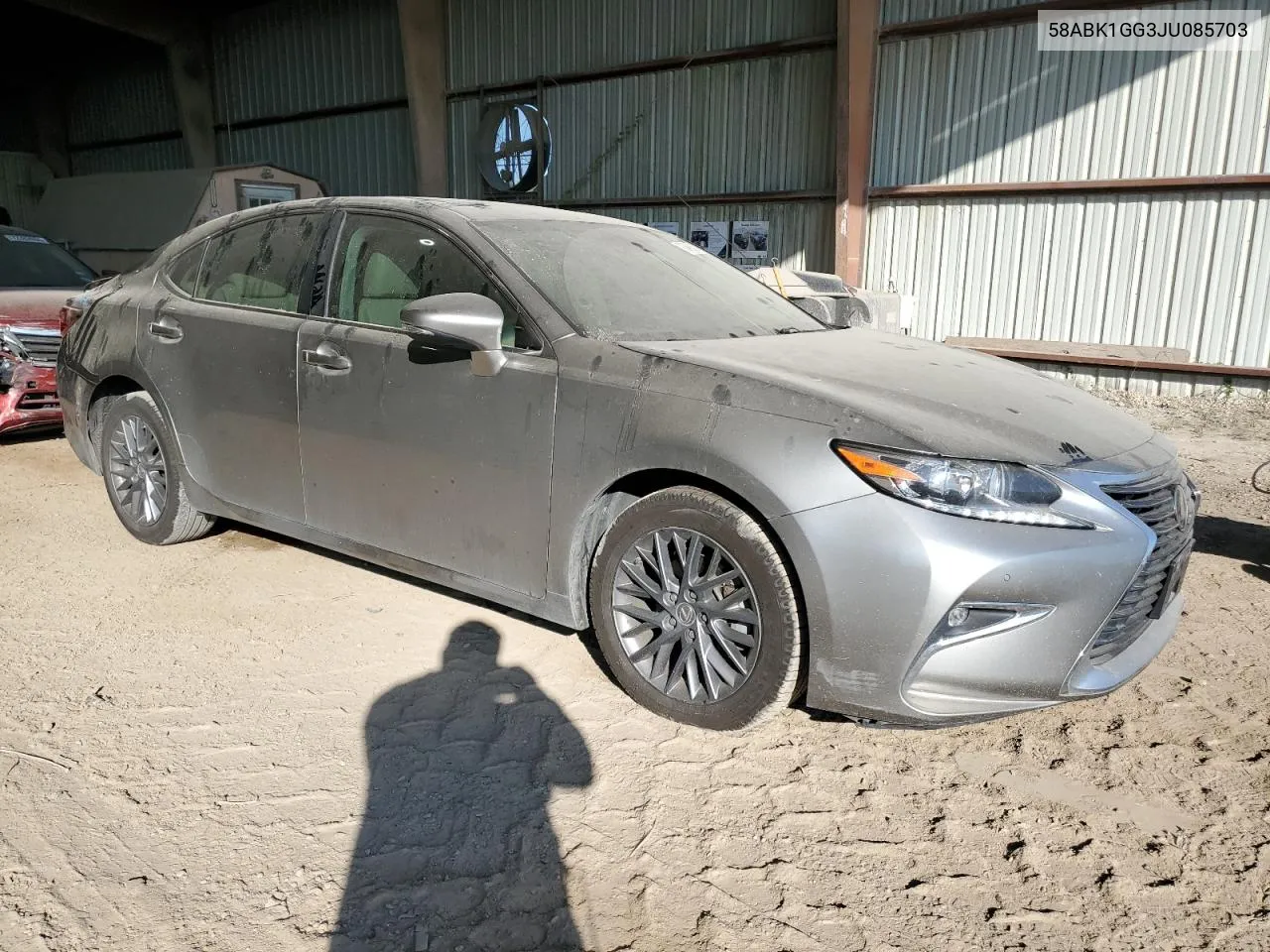 2018 Lexus Es 350 VIN: 58ABK1GG3JU085703 Lot: 72450034