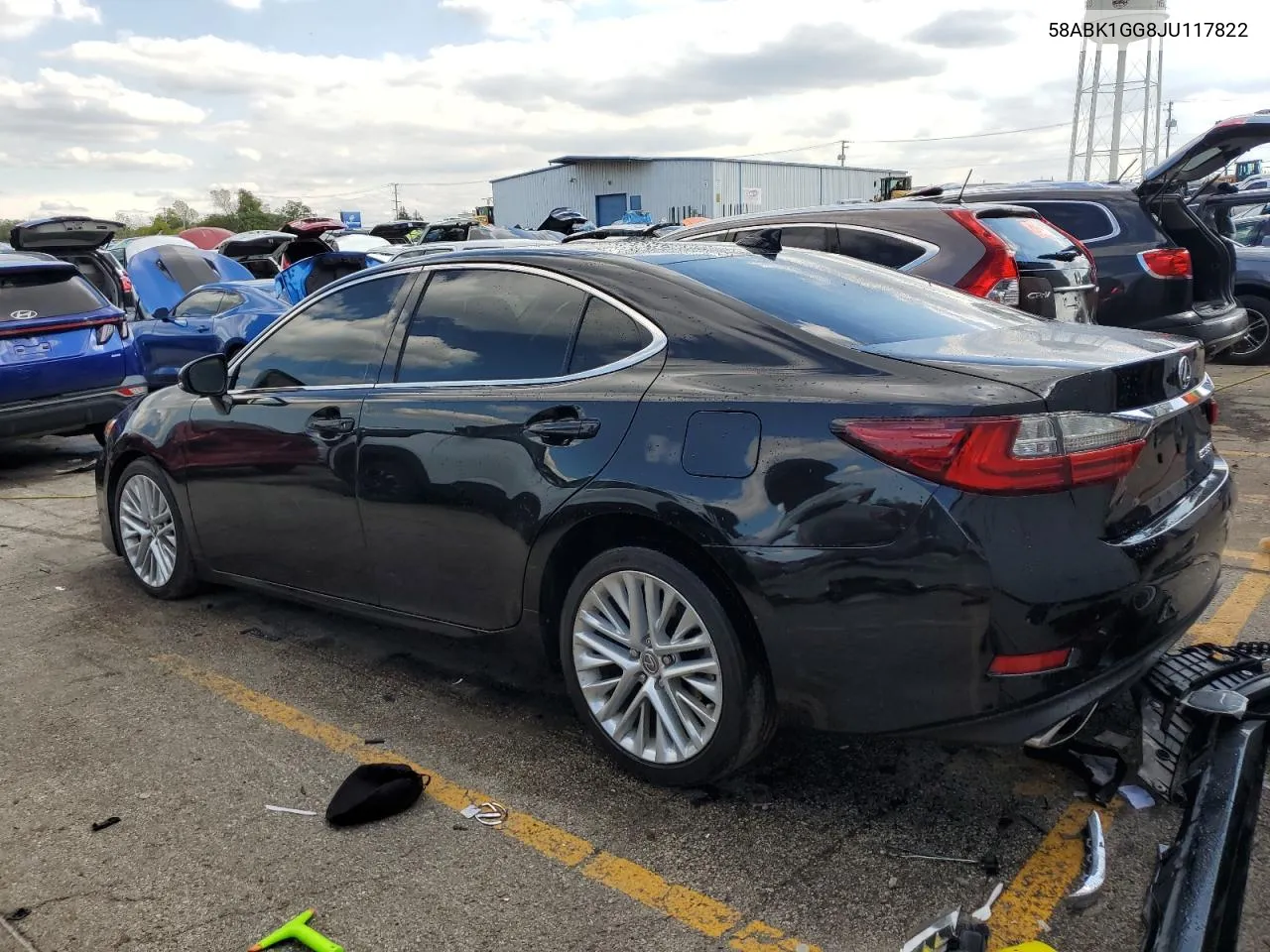 2018 Lexus Es 350 VIN: 58ABK1GG8JU117822 Lot: 72777584