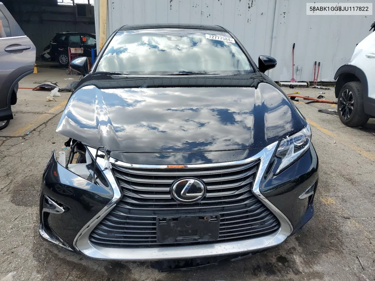 2018 Lexus Es 350 VIN: 58ABK1GG8JU117822 Lot: 72777584