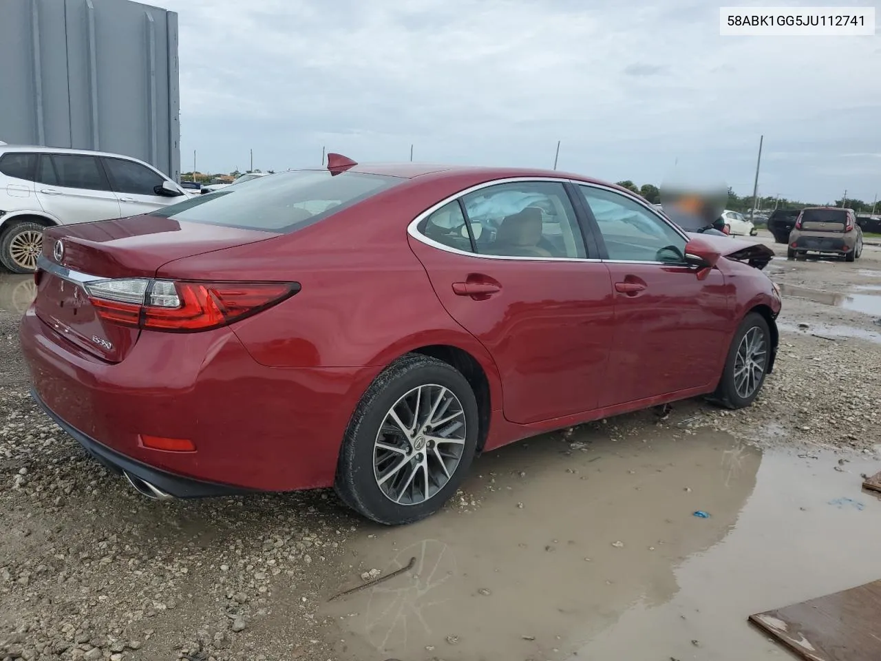 2018 Lexus Es 350 VIN: 58ABK1GG5JU112741 Lot: 72925724