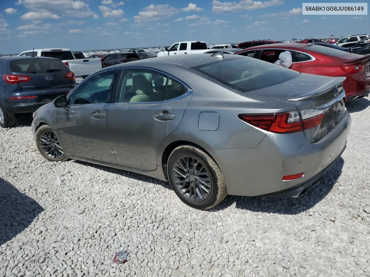 2018 Lexus Es 350 VIN: 58ABK1GG8JU086149 Lot: 73593274