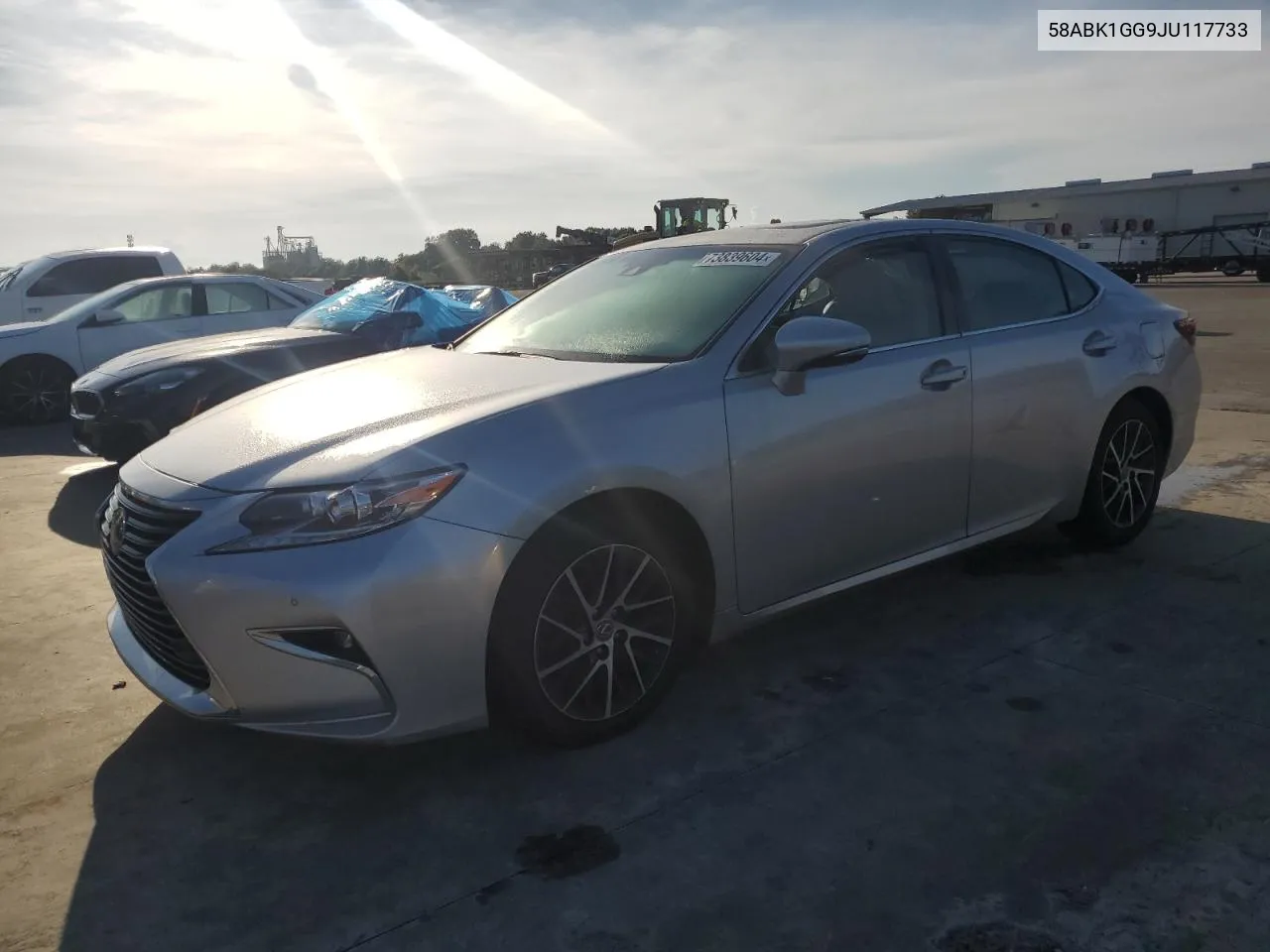 2018 Lexus Es 350 VIN: 58ABK1GG9JU117733 Lot: 73839604