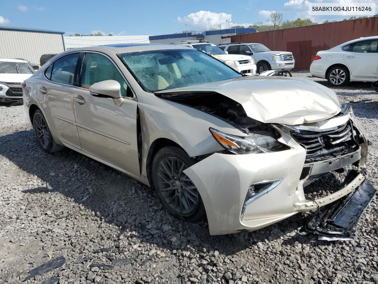 2018 Lexus Es 350 VIN: 58ABK1GG4JU116246 Lot: 73846424