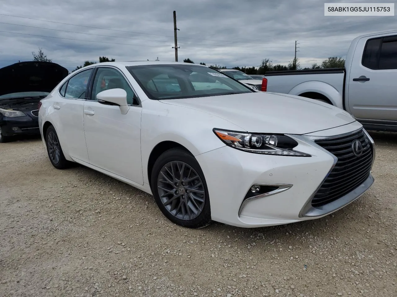 2018 Lexus Es 350 VIN: 58ABK1GG5JU115753 Lot: 74284334