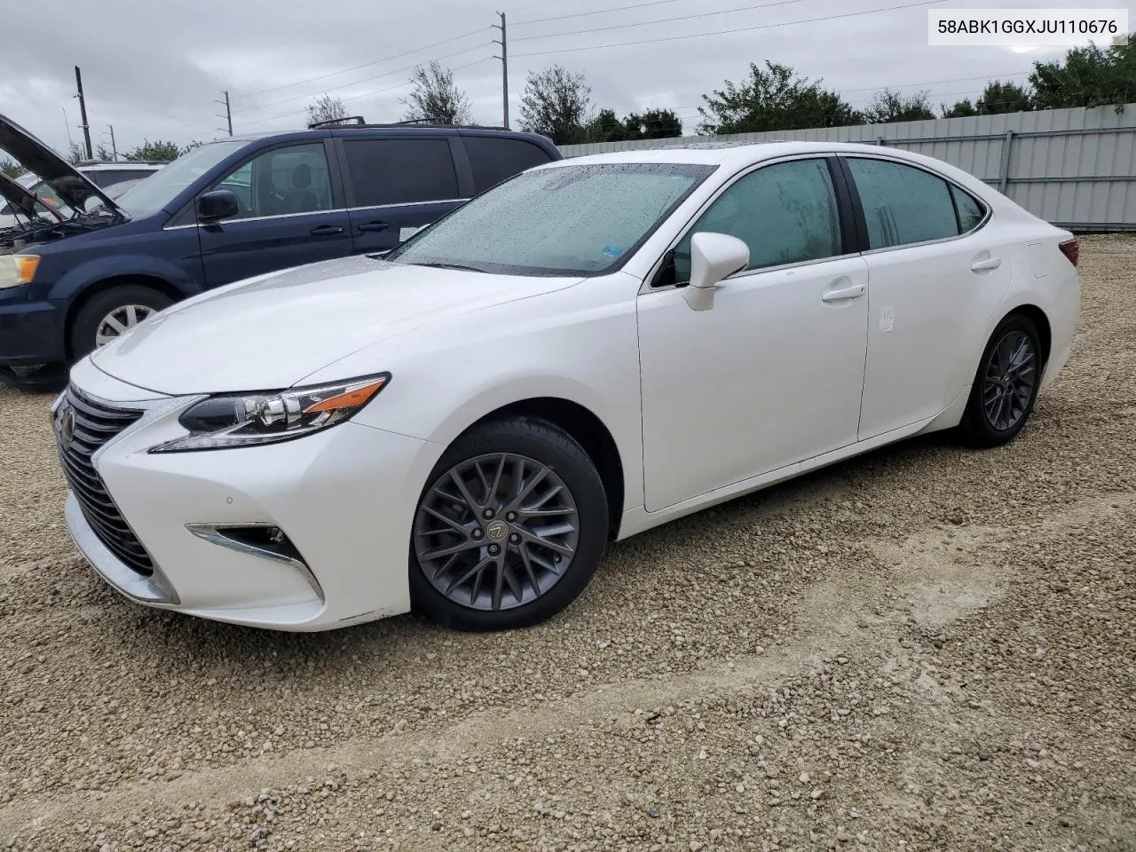 2018 Lexus Es 350 VIN: 58ABK1GGXJU110676 Lot: 74858254