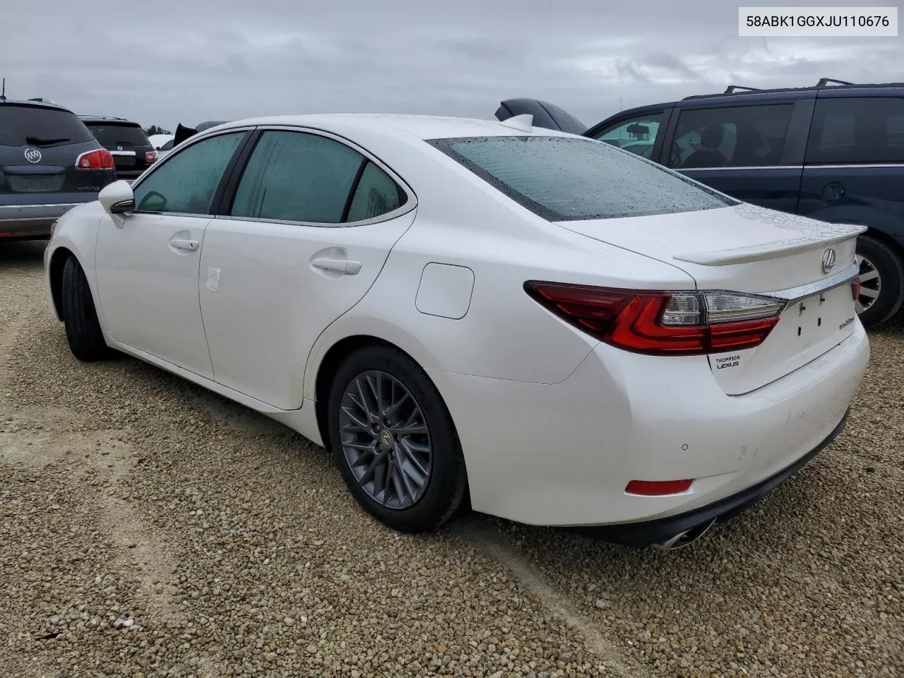 2018 Lexus Es 350 VIN: 58ABK1GGXJU110676 Lot: 74858254