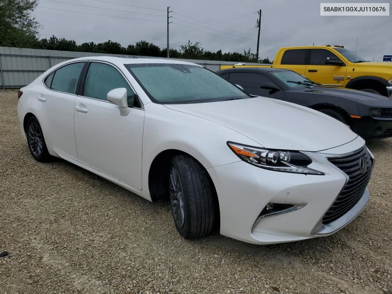 2018 Lexus Es 350 VIN: 58ABK1GGXJU110676 Lot: 74858254