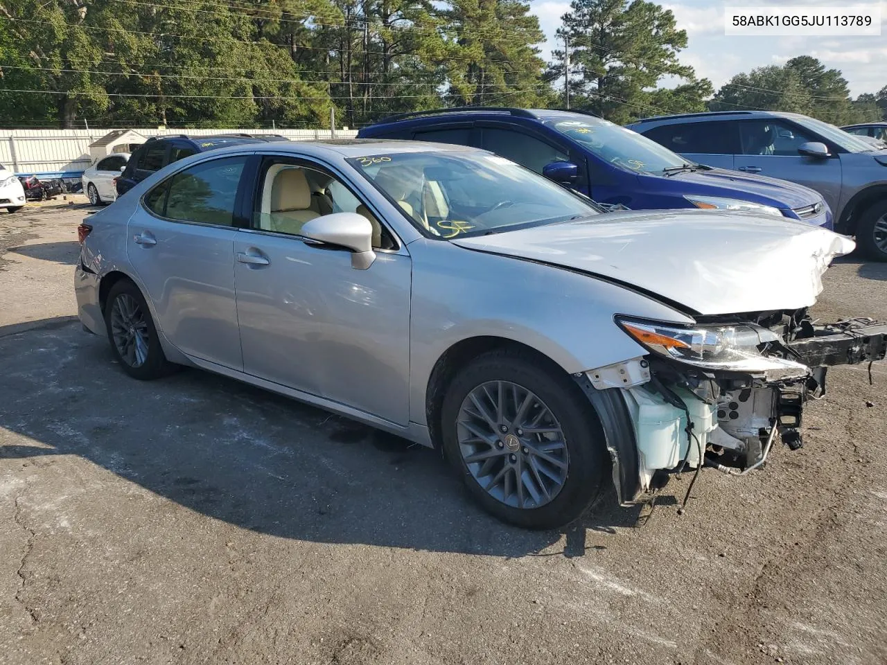 2018 Lexus Es 350 VIN: 58ABK1GG5JU113789 Lot: 75764594