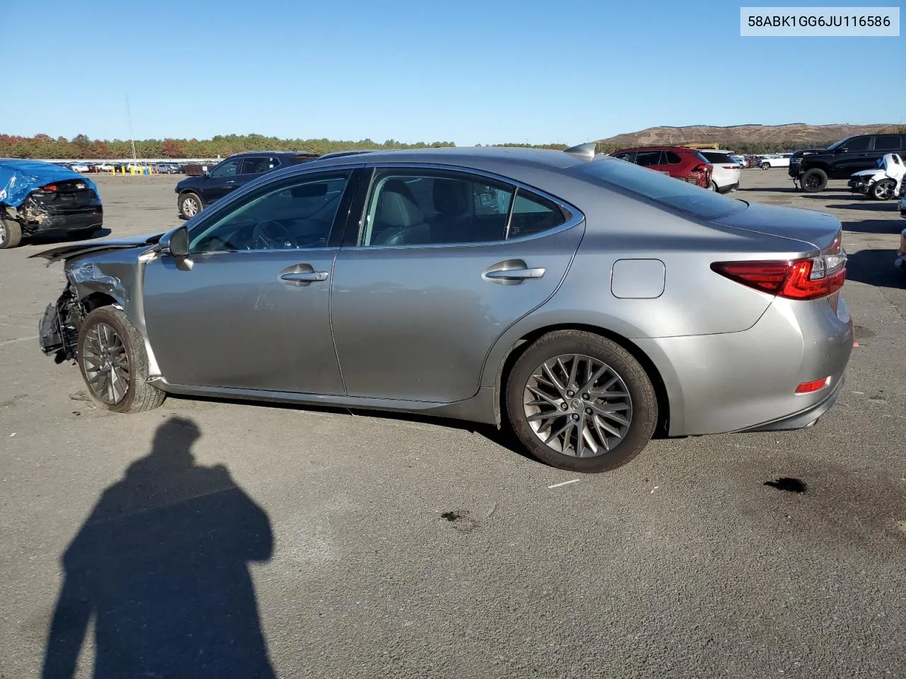 2018 Lexus Es 350 VIN: 58ABK1GG6JU116586 Lot: 76471074