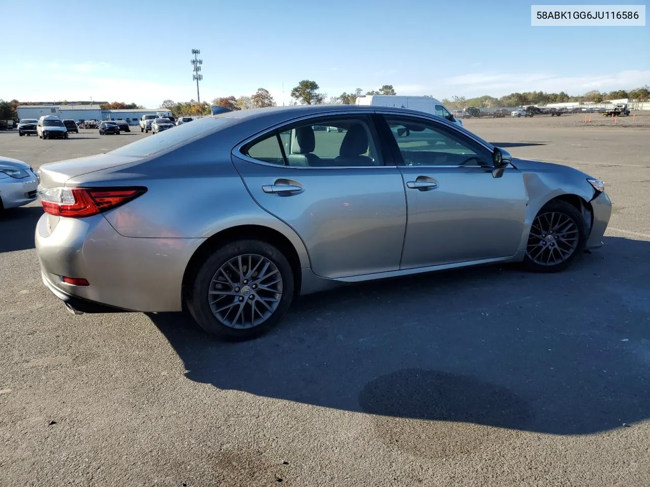 2018 Lexus Es 350 VIN: 58ABK1GG6JU116586 Lot: 76471074