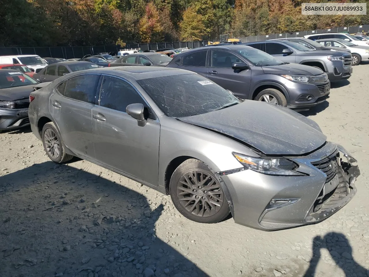 2018 Lexus Es 350 VIN: 58ABK1GG7JU089933 Lot: 77308484