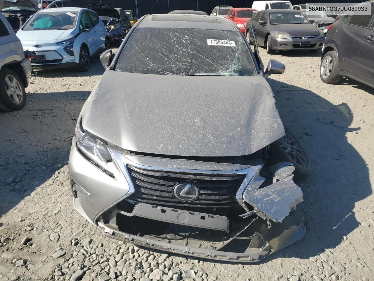 2018 Lexus Es 350 VIN: 58ABK1GG7JU089933 Lot: 77308484