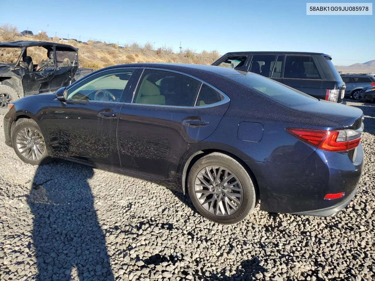 2018 Lexus Es 350 VIN: 58ABK1GG9JU085978 Lot: 79557194