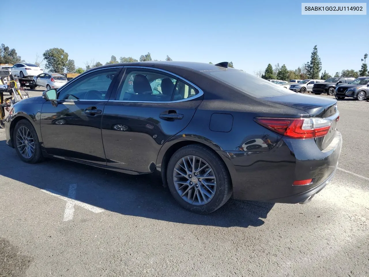 2018 Lexus Es 350 VIN: 58ABK1GG2JU114902 Lot: 80134334