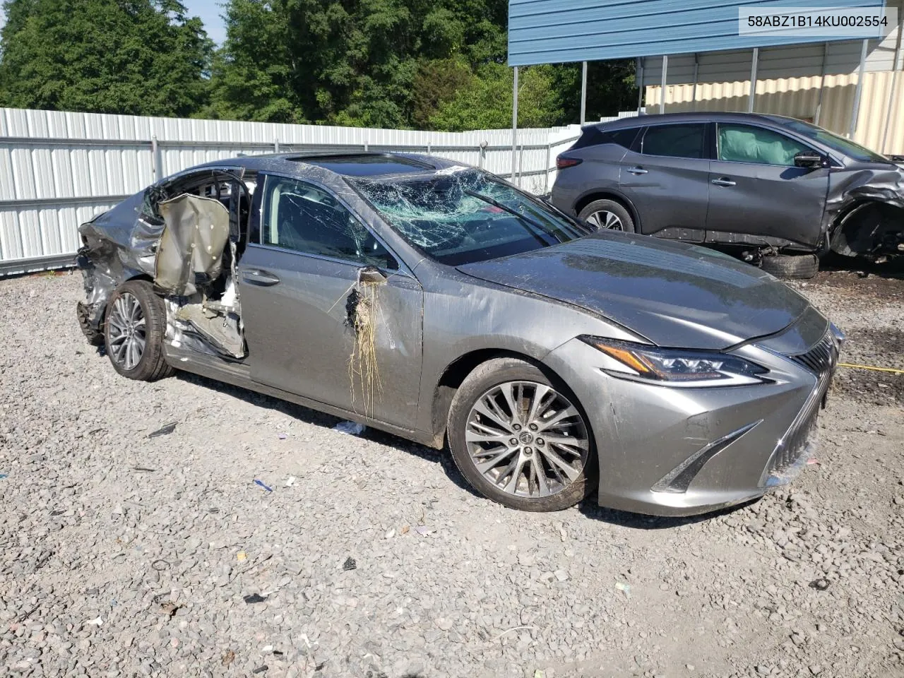 2019 Lexus Es 350 VIN: 58ABZ1B14KU002554 Lot: 55173614