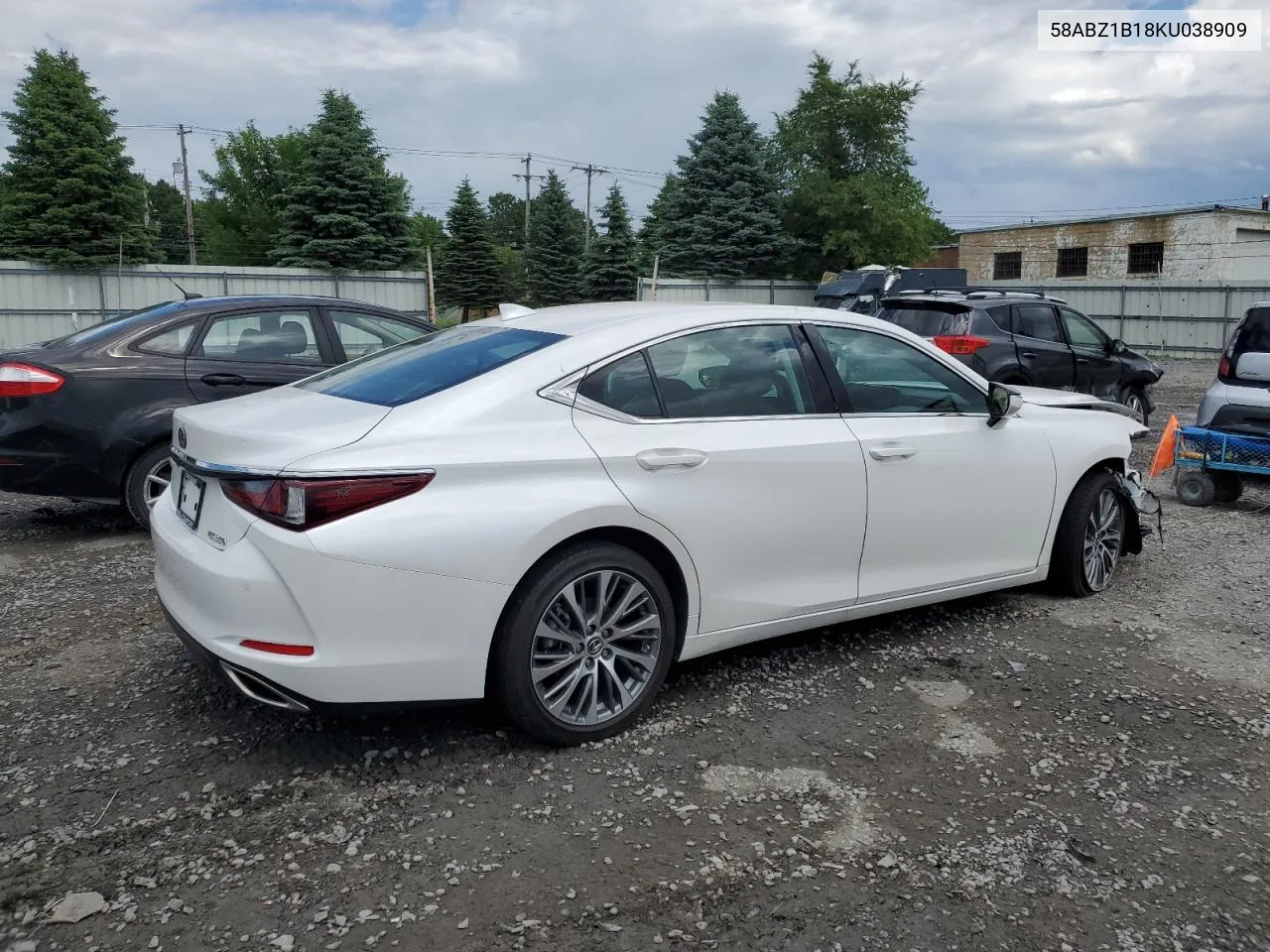 2019 Lexus Es 350 VIN: 58ABZ1B18KU038909 Lot: 58046924