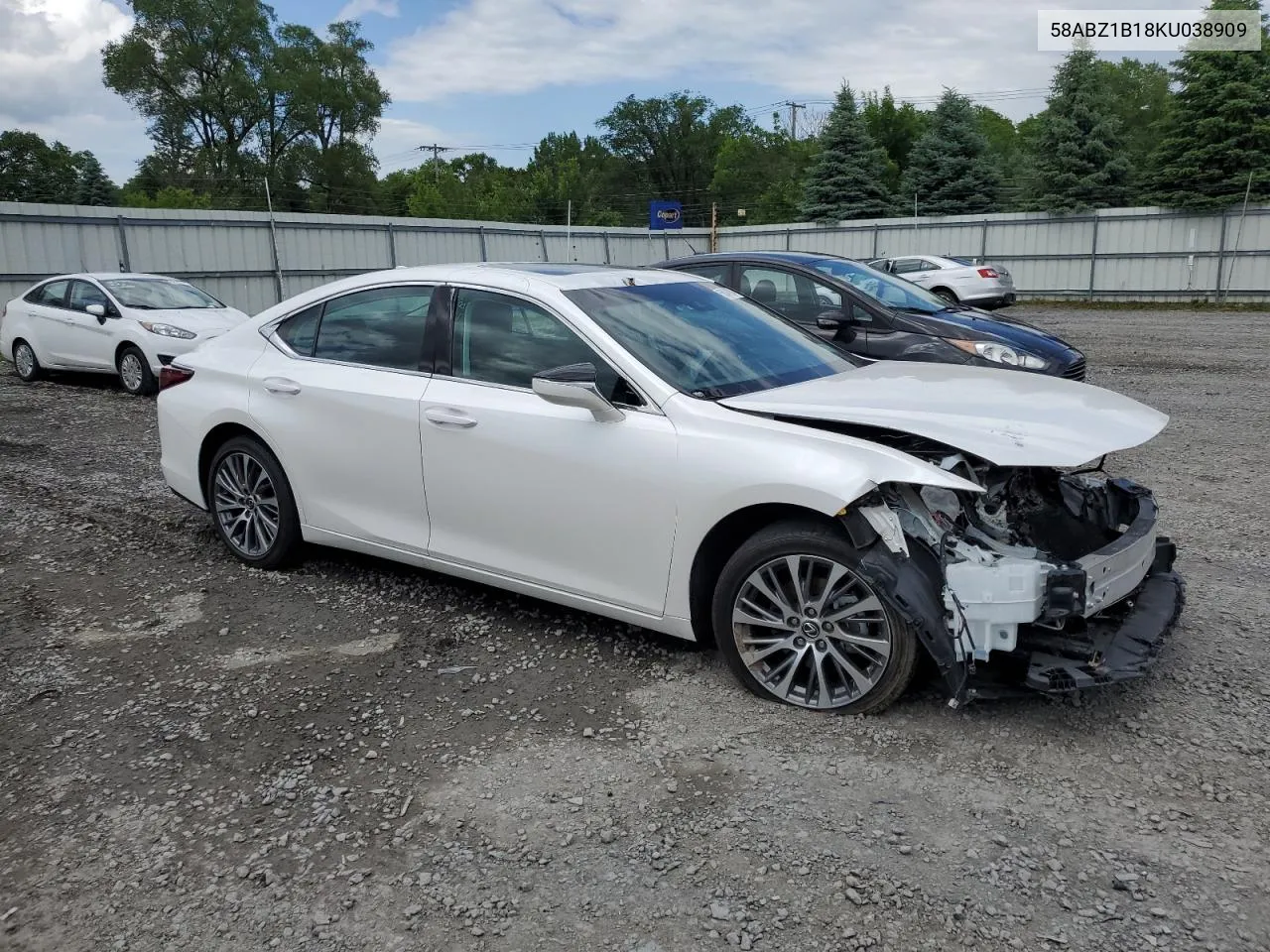 2019 Lexus Es 350 VIN: 58ABZ1B18KU038909 Lot: 58046924