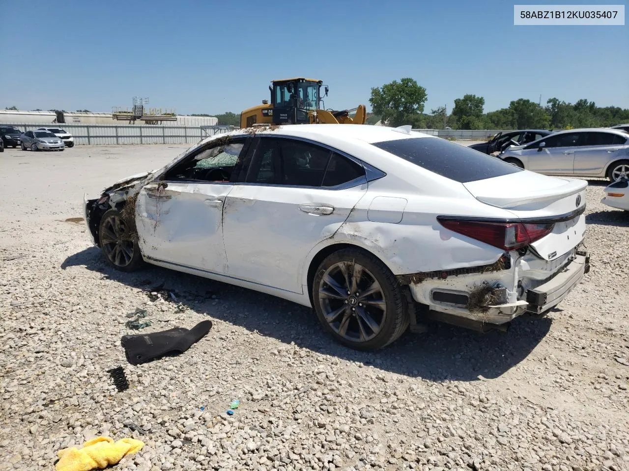 2019 Lexus Es 350 VIN: 58ABZ1B12KU035407 Lot: 58699454