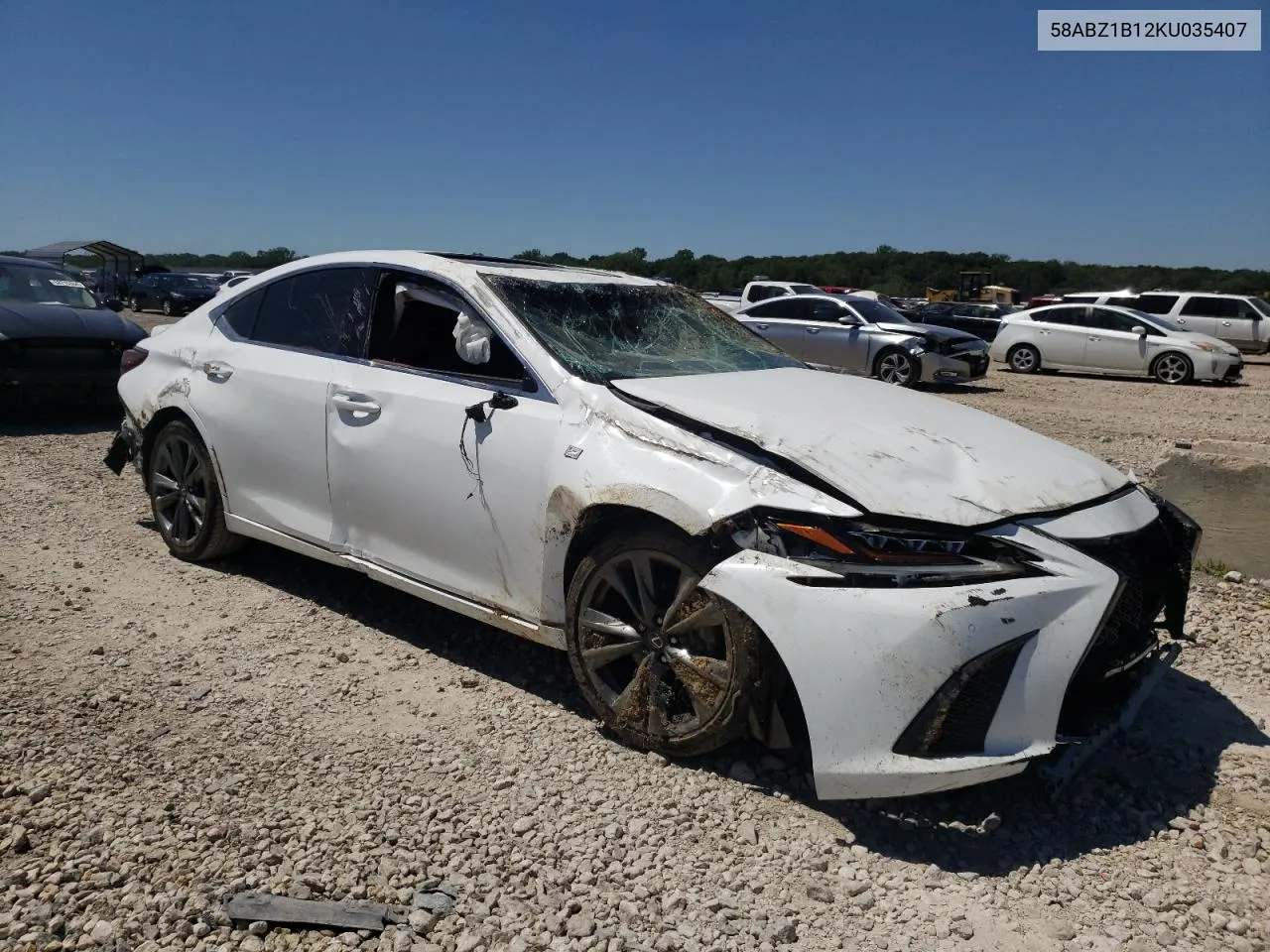 2019 Lexus Es 350 VIN: 58ABZ1B12KU035407 Lot: 58699454