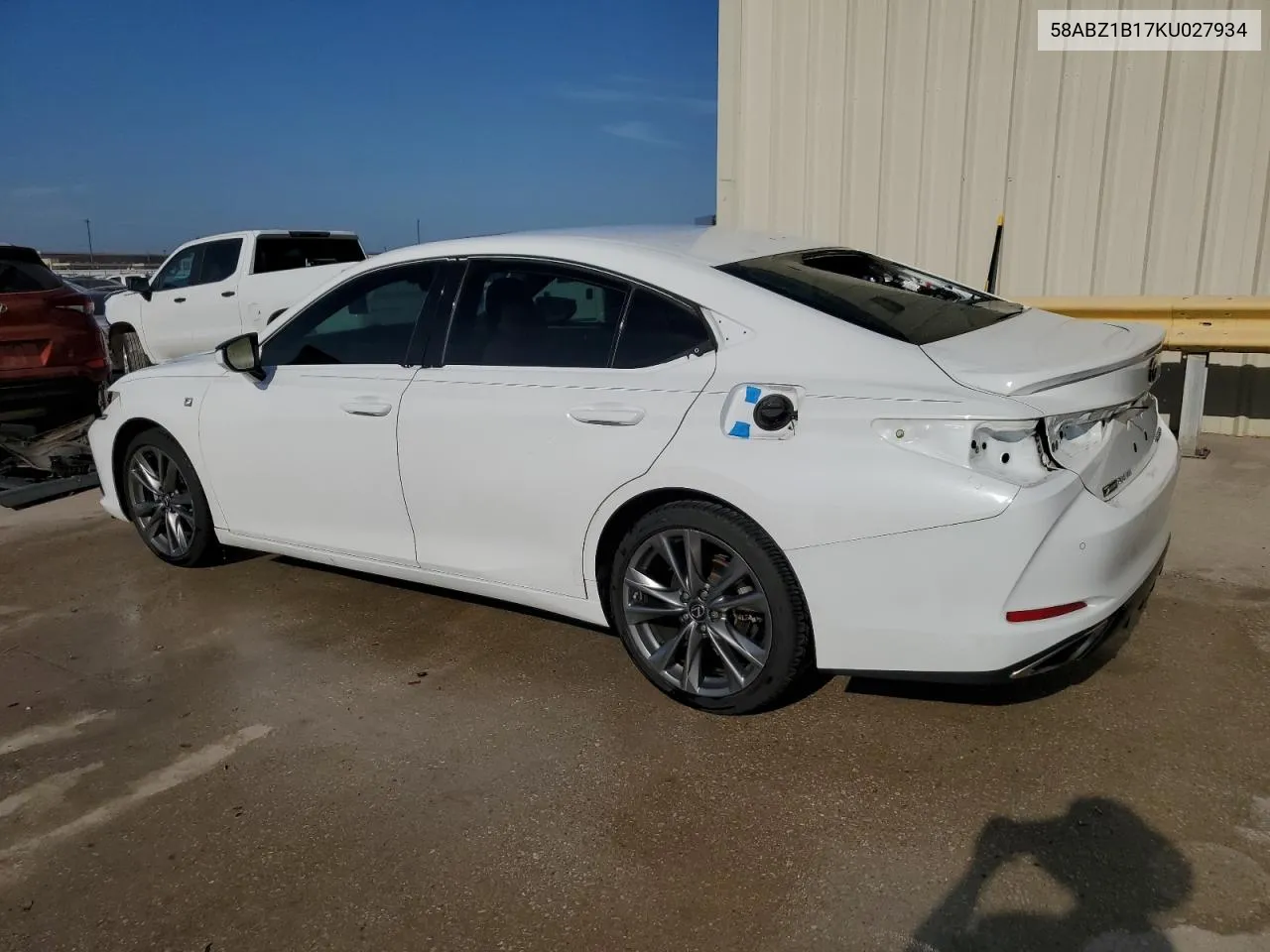 2019 Lexus Es 350 VIN: 58ABZ1B17KU027934 Lot: 59875004