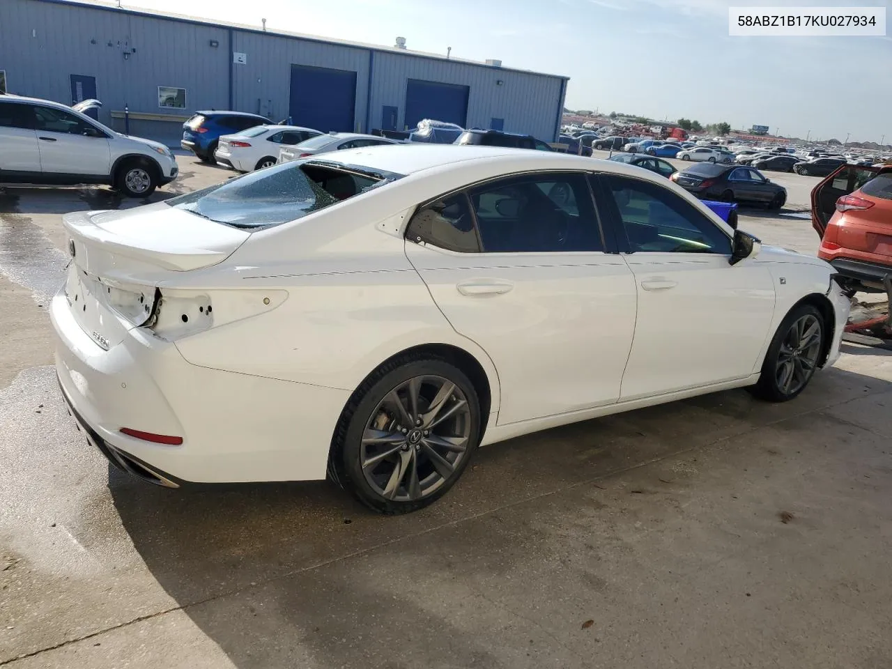 2019 Lexus Es 350 VIN: 58ABZ1B17KU027934 Lot: 59875004