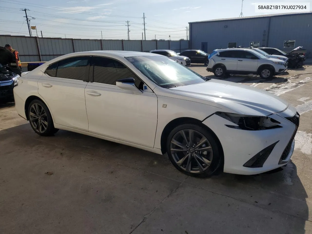 2019 Lexus Es 350 VIN: 58ABZ1B17KU027934 Lot: 59875004