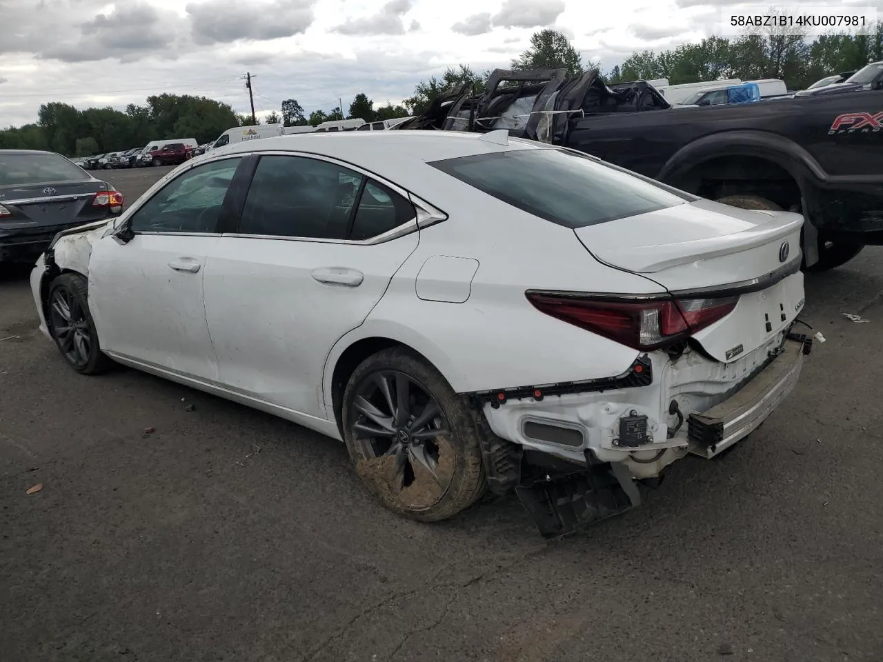 2019 Lexus Es 350 VIN: 58ABZ1B14KU007981 Lot: 60487764