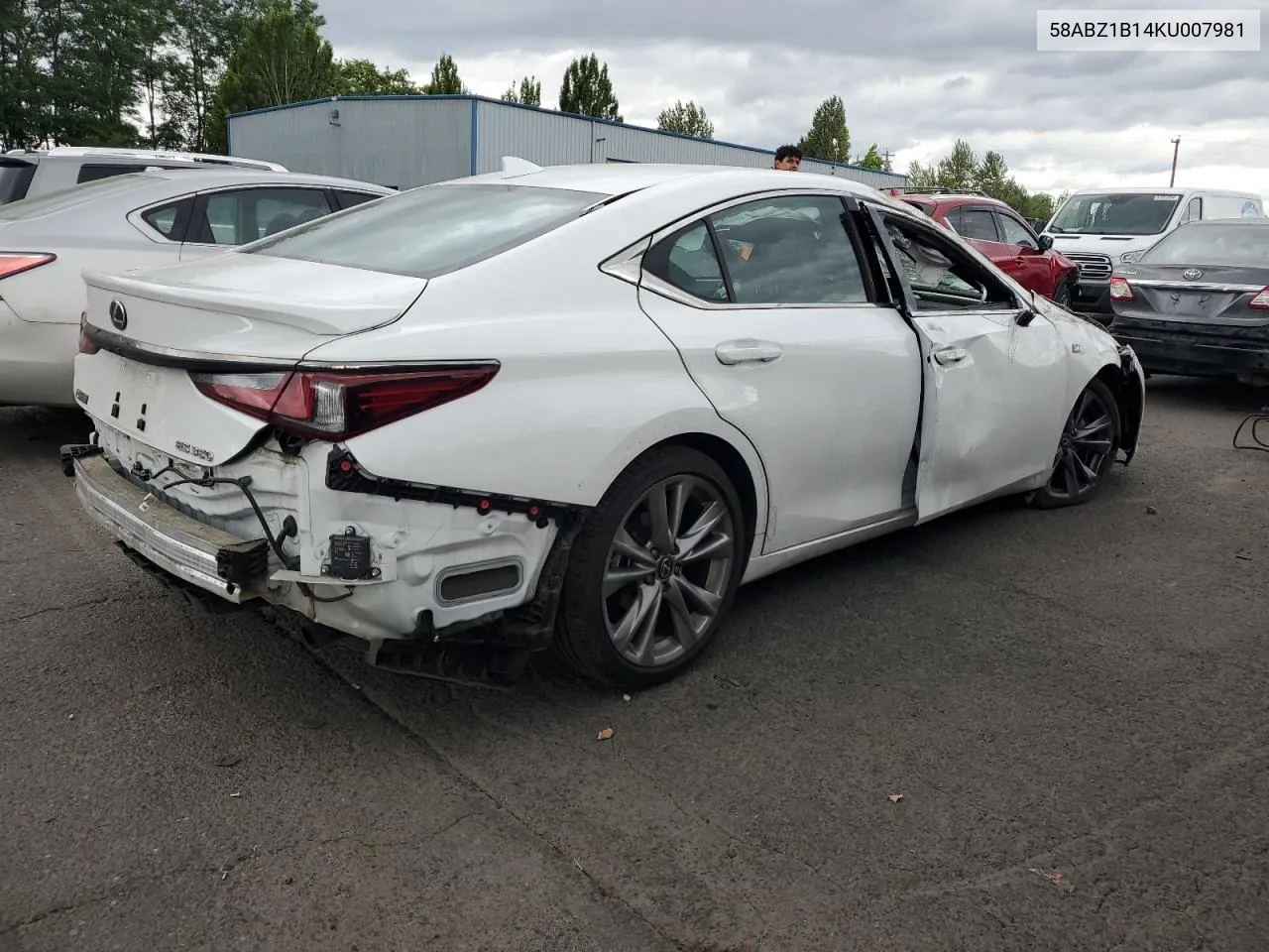 2019 Lexus Es 350 VIN: 58ABZ1B14KU007981 Lot: 60487764