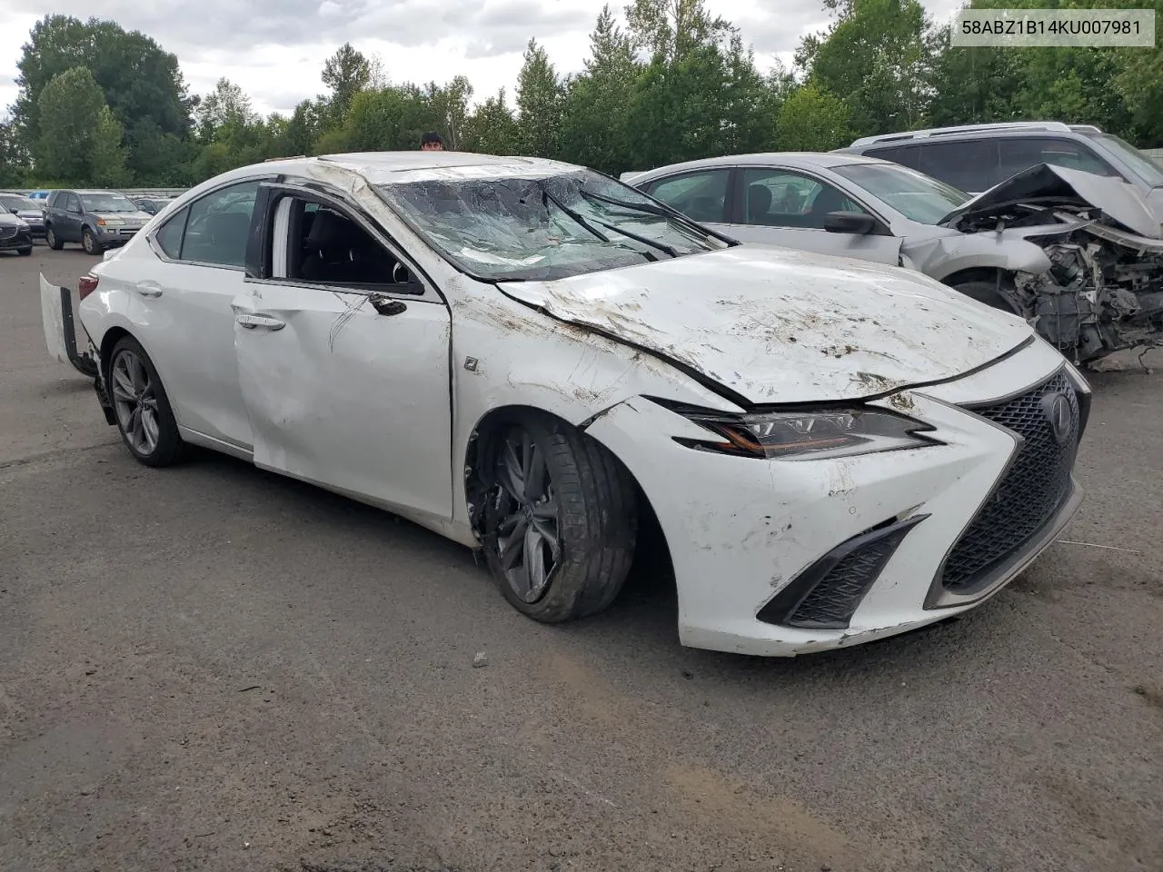 58ABZ1B14KU007981 2019 Lexus Es 350