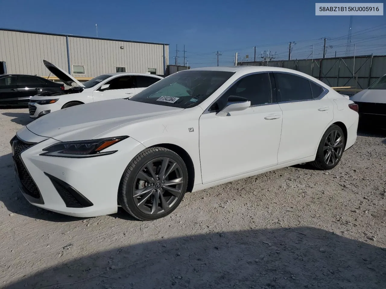 2019 Lexus Es 350 VIN: 58ABZ1B15KU005916 Lot: 61342364