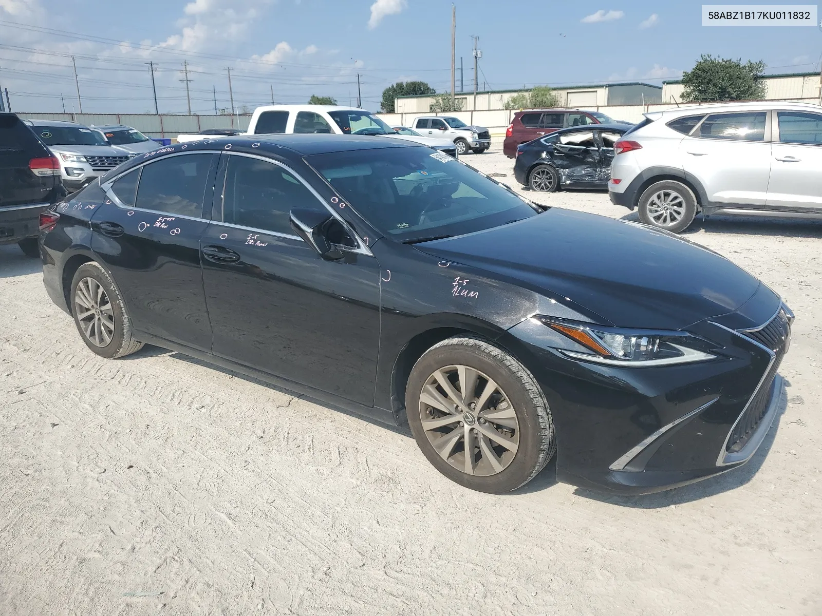 2019 Lexus Es 350 VIN: 58ABZ1B17KU011832 Lot: 64148184