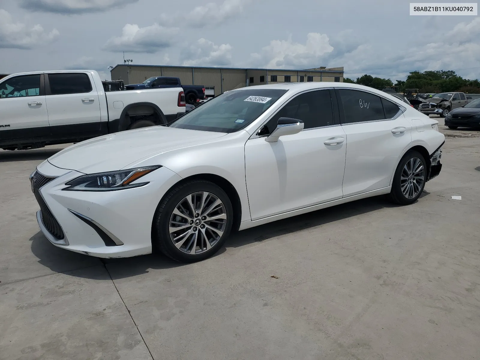 2019 Lexus Es 350 VIN: 58ABZ1B11KU040792 Lot: 64263894