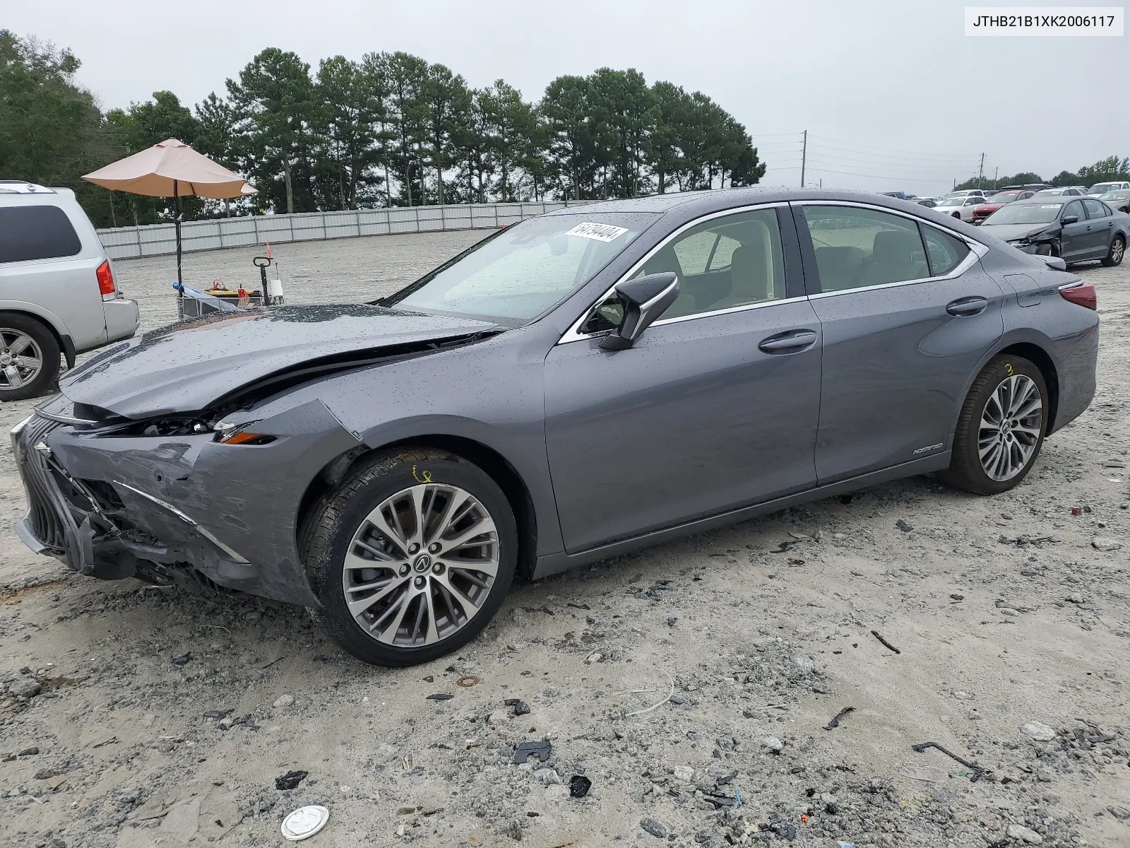 JTHB21B1XK2006117 2019 Lexus Es 300H