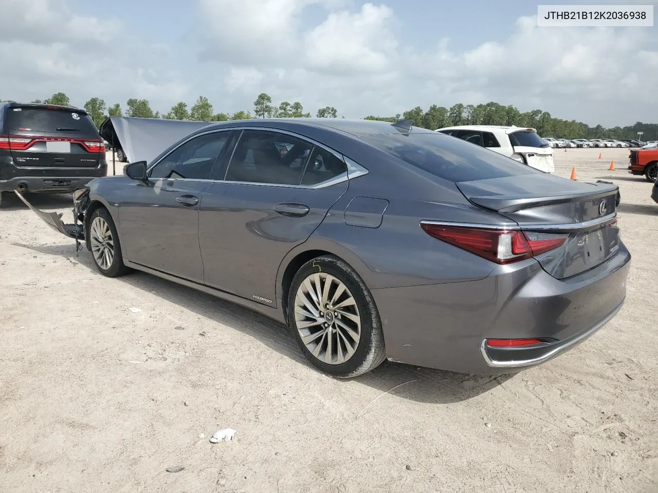 2019 Lexus Es 300H VIN: JTHB21B12K2036938 Lot: 64972274