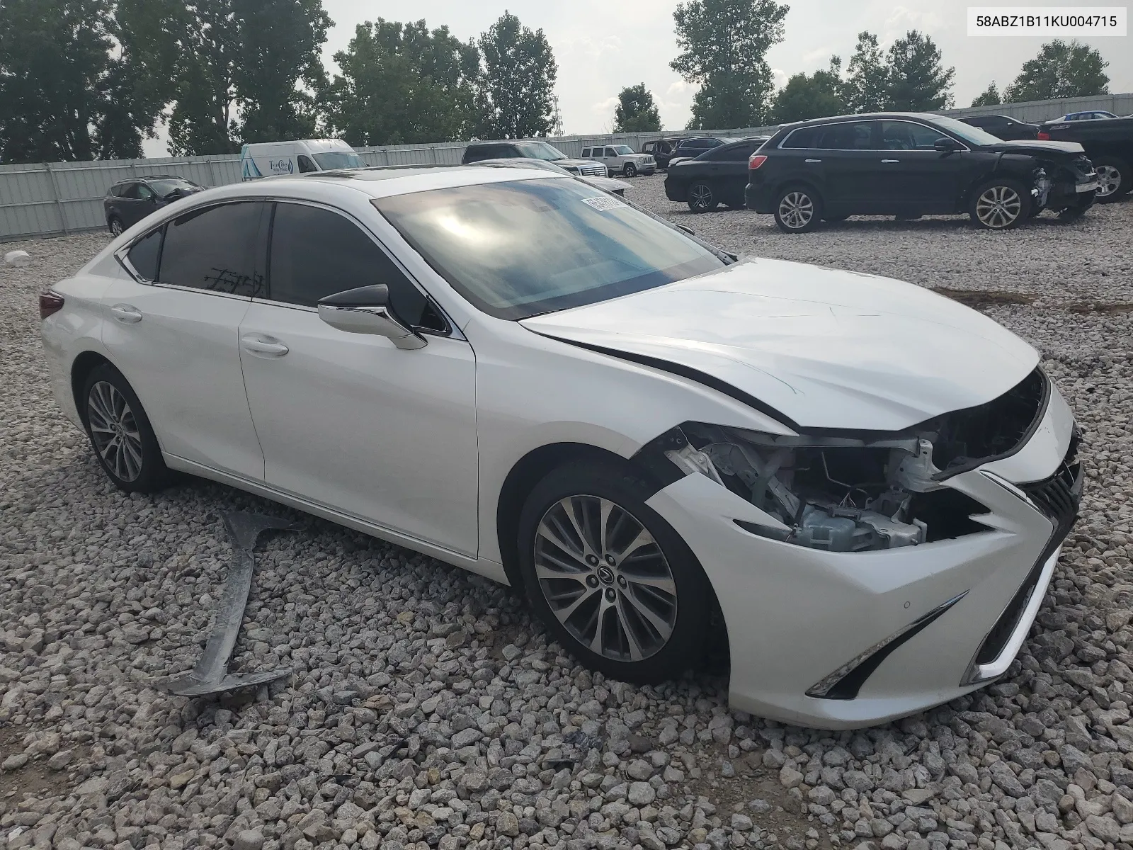 2019 Lexus Es 350 VIN: 58ABZ1B11KU004715 Lot: 65476124