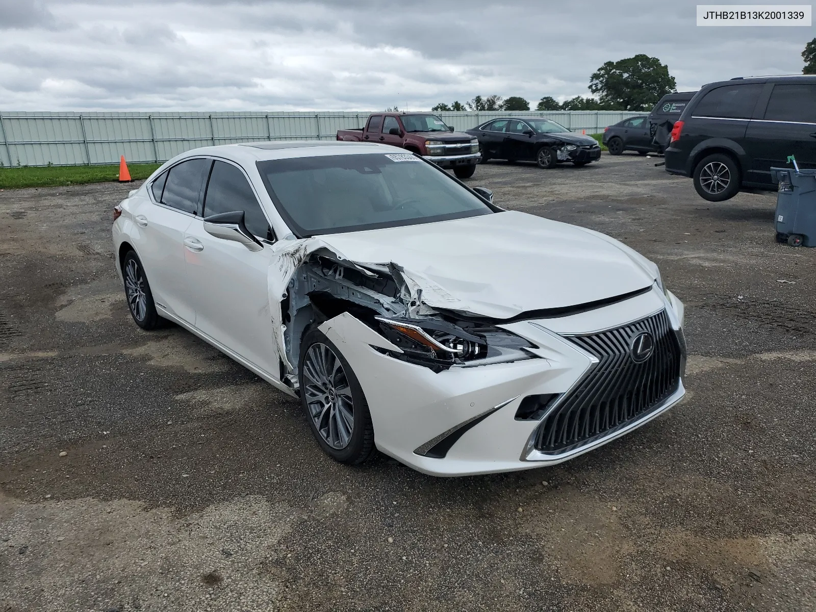 2019 Lexus Es 300H VIN: JTHB21B13K2001339 Lot: 65783344