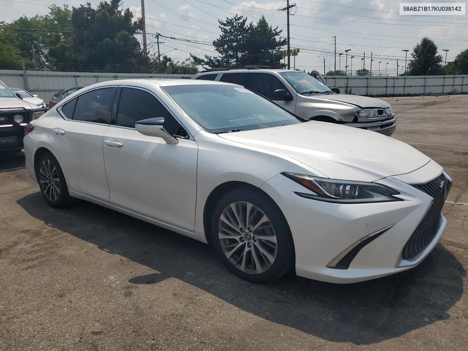 2019 Lexus Es 350 VIN: 58ABZ1B17KU038142 Lot: 66121804