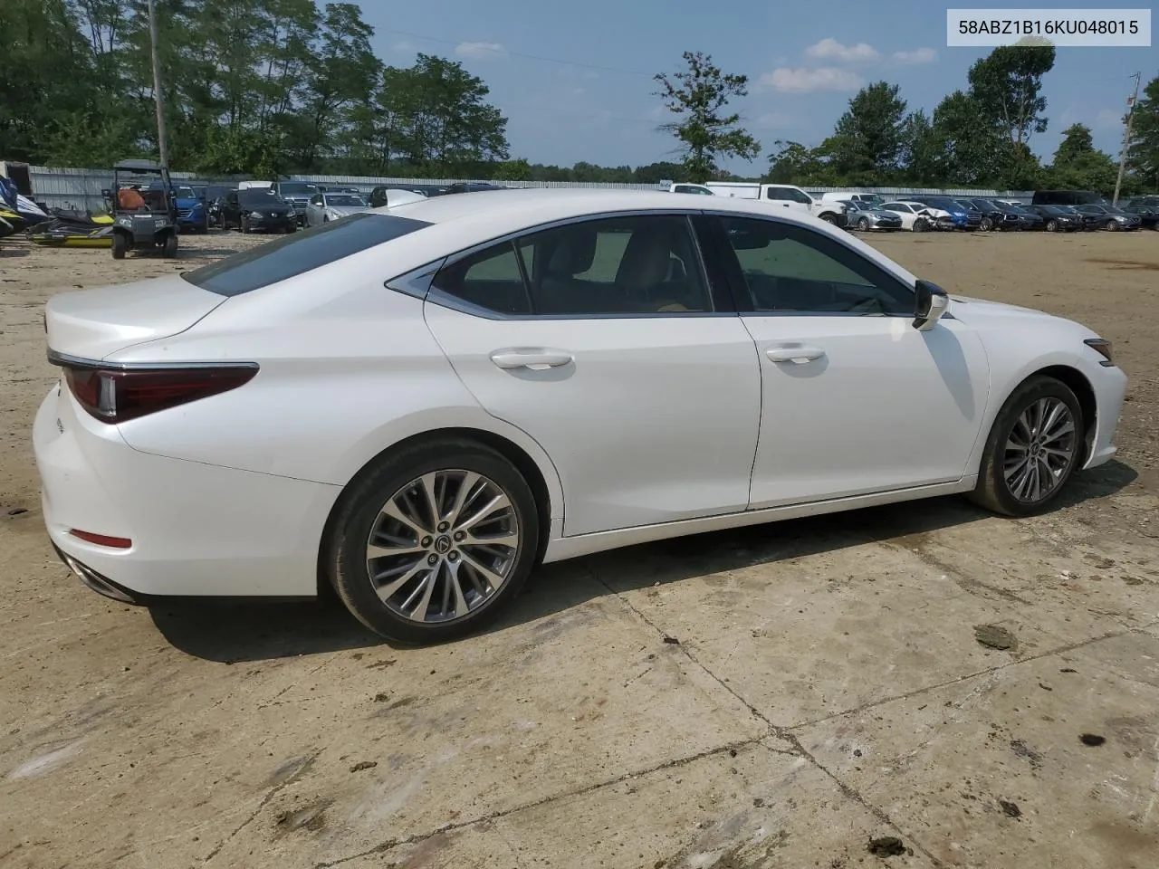 2019 Lexus Es 350 VIN: 58ABZ1B16KU048015 Lot: 67487084