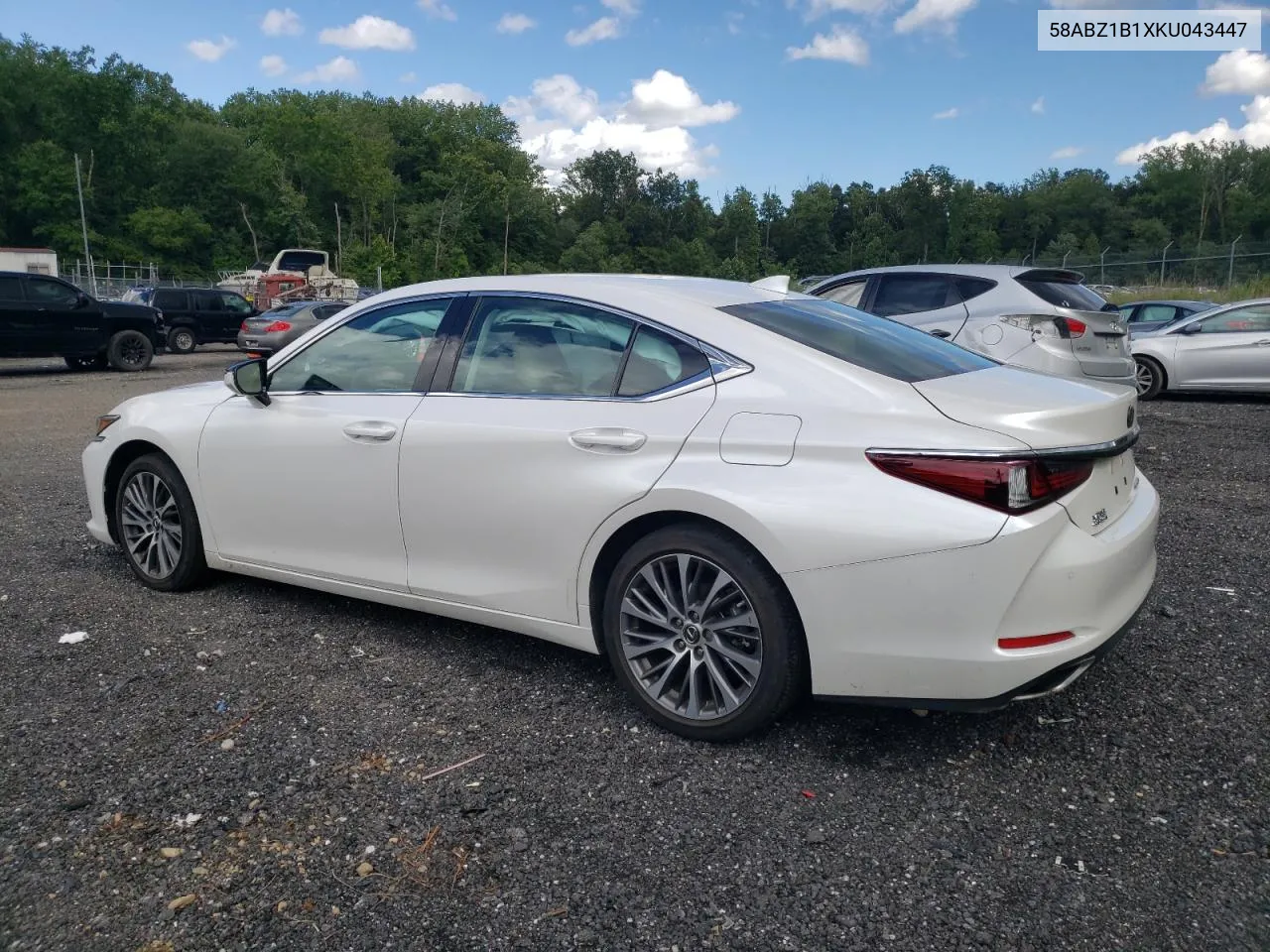 2019 Lexus Es 350 VIN: 58ABZ1B1XKU043447 Lot: 68005874